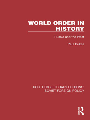 cover image of World Order in History